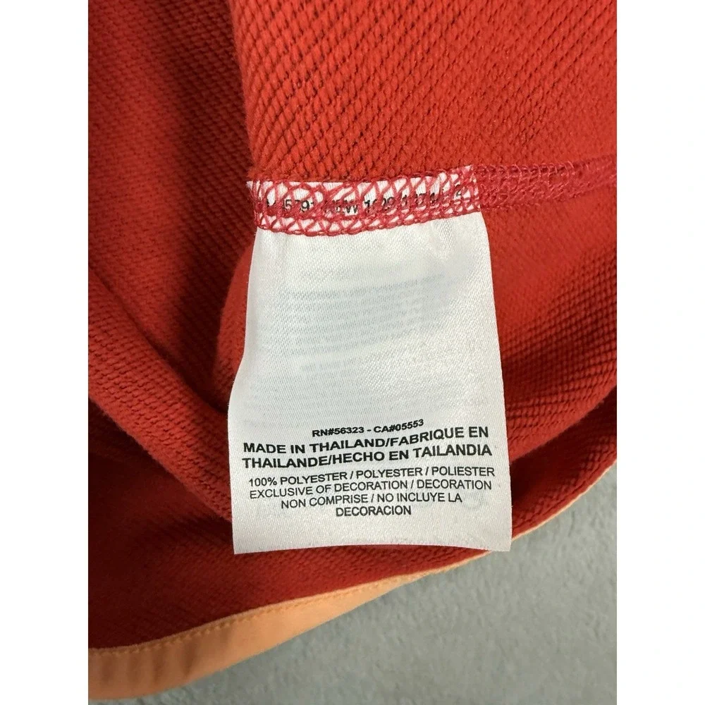 Nike Hoodie‎ Womens Medium Red Therma Fit Fleece Just Do It Pullover